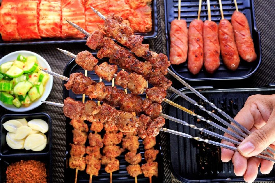 Köstliches Churrasco so wie es das in Brasilien zu Essen gibt.