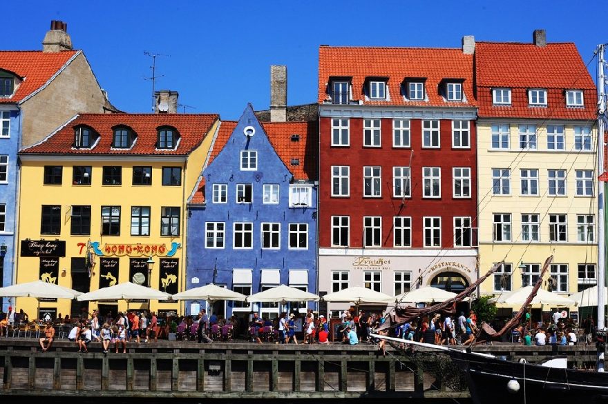 Schöne Stadt in Dänemark.
