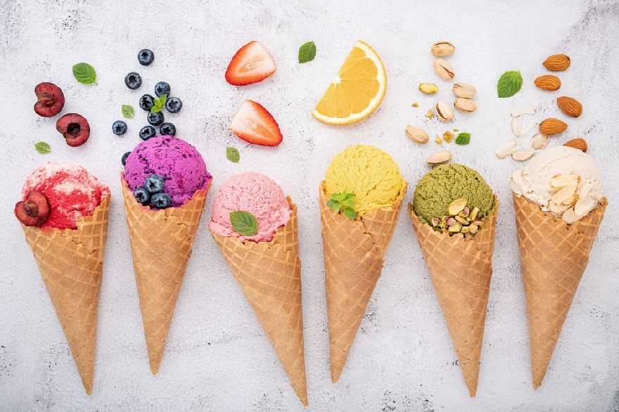 Leckeres Eis in Berlin.