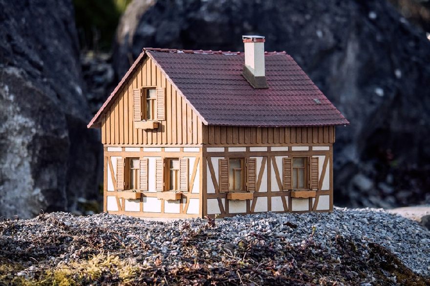 Model Fachwerk Haus