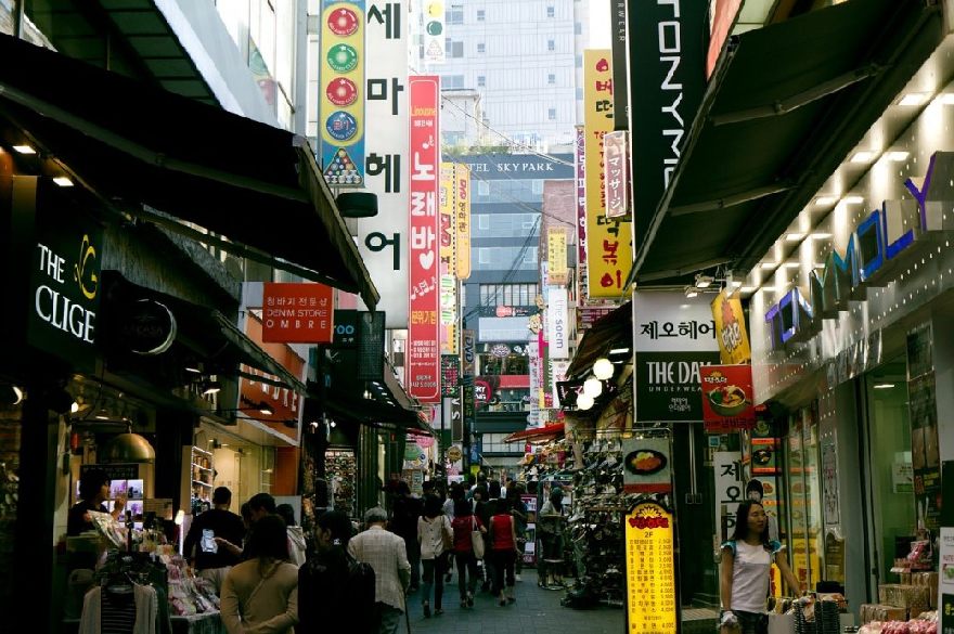 Namdaemun Markt in Seoul.