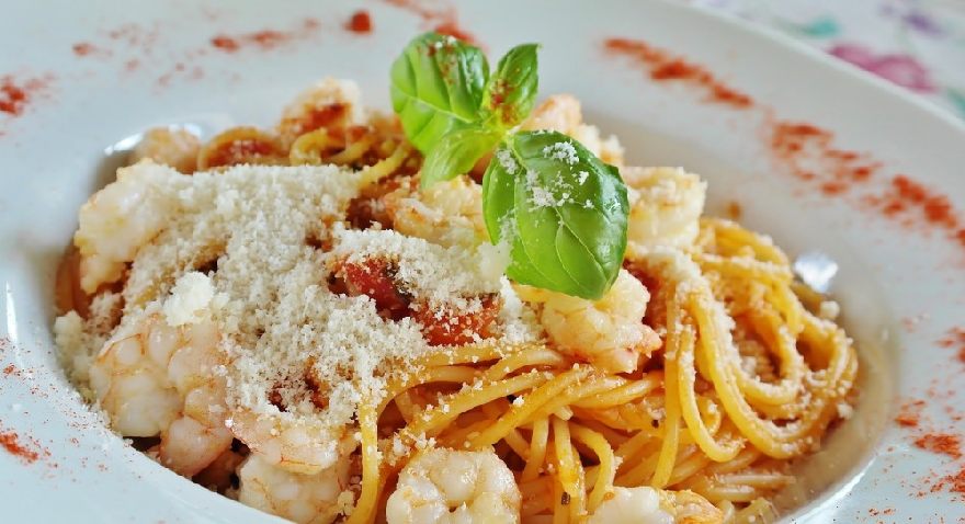 Schmackhafte Pasta so wie man die in San Marino zu Essen bekommt.