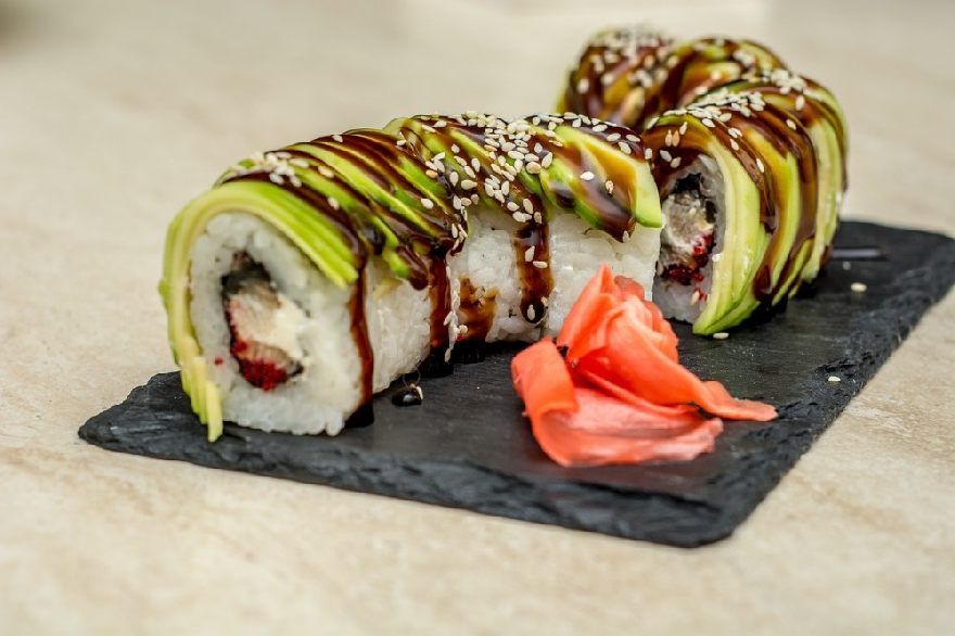 Heerlike Sushi van die beste Japanse Sushi-kroeë in Dortmund.