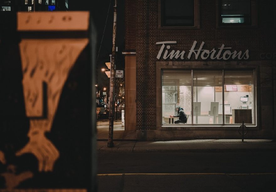 Tim Hortons Coffee in Kanada.