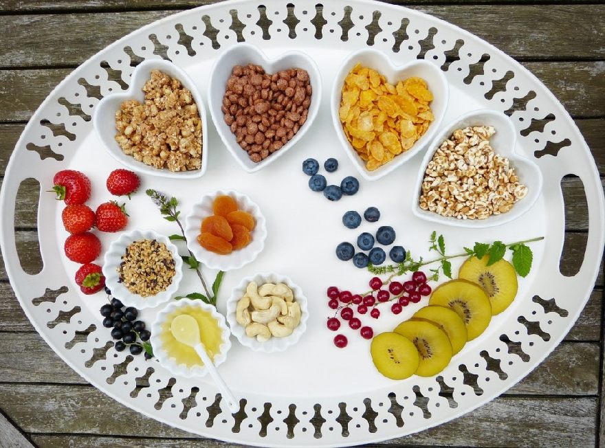 Beautifully arranged plate